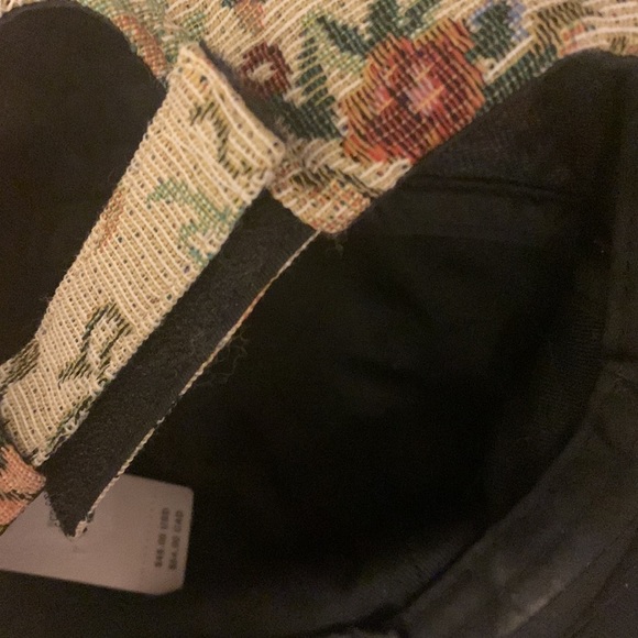 Anthropologie Pommed Brocade Baseball Cap new with tags one size